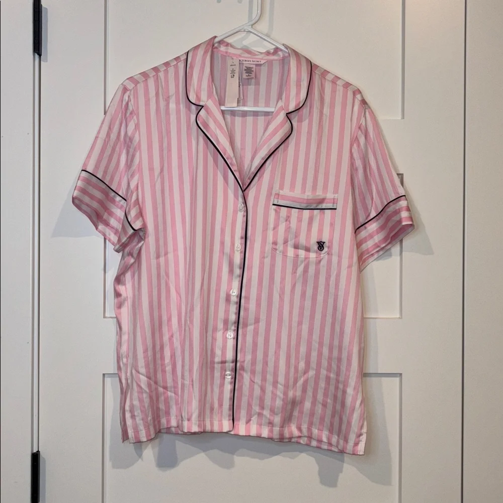 Victoria’s Secret Glazed Satin Pajama Top